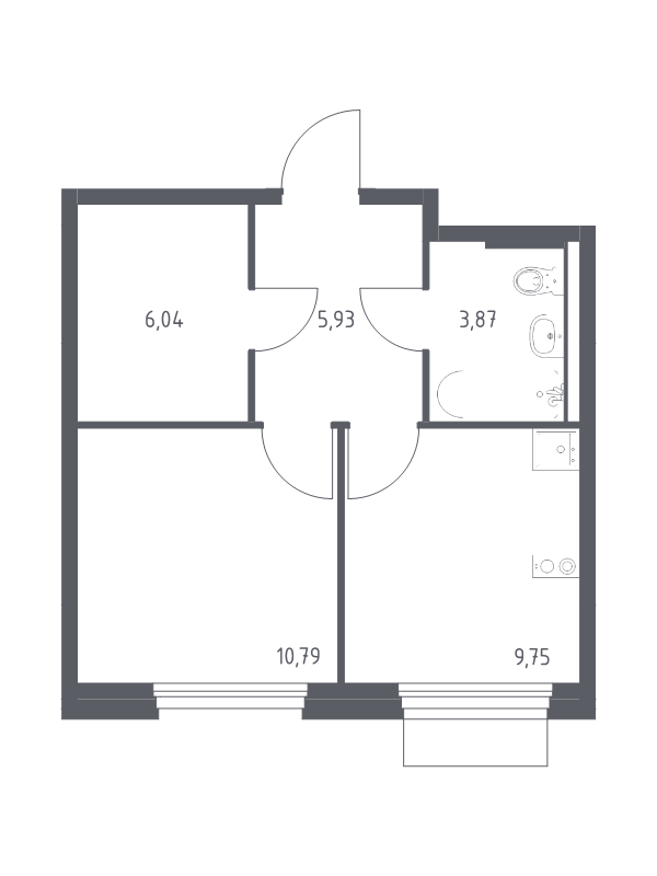 1 ккв 36,1 м²