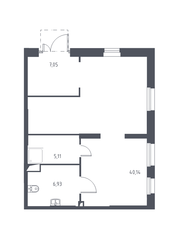 К. пом 59,2 м²