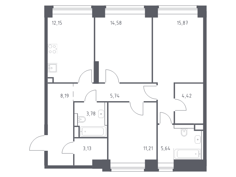 3 ккв