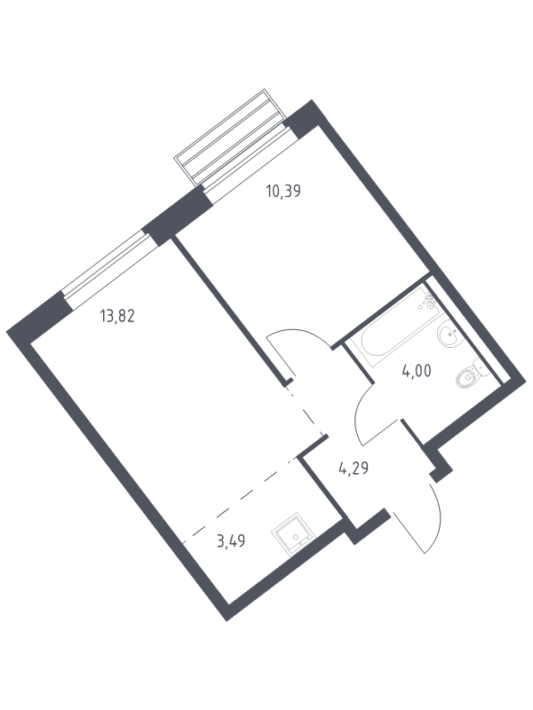 2 ккв (Евро) 35,6 м²