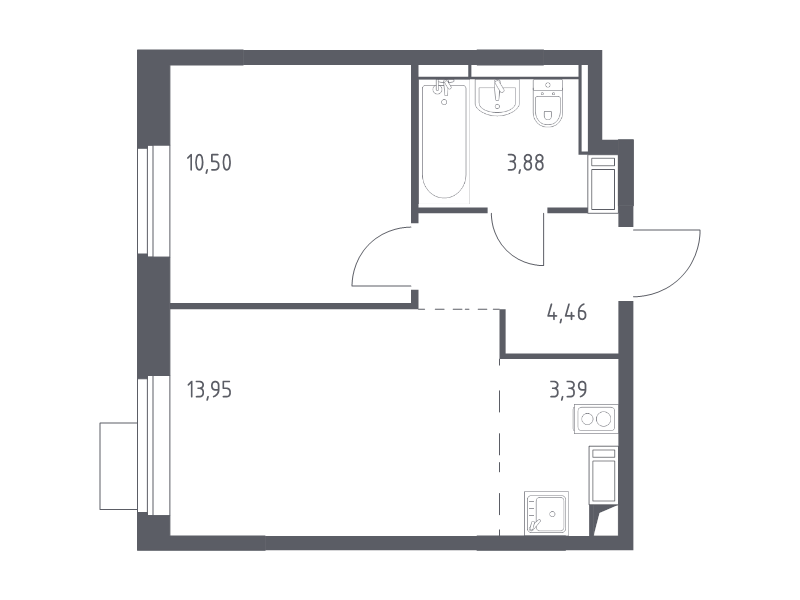 2 ккв (Евро) 36,2 м²