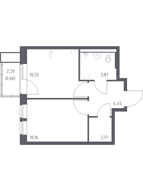 1 ккв 31,9 м²