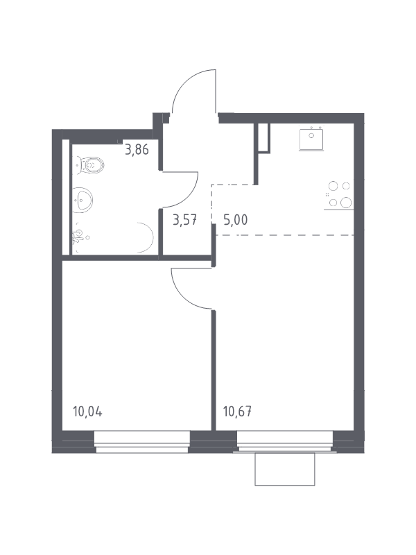 2 ккв (Евро) 33,1 м²