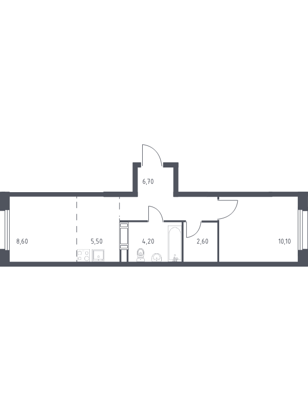 1 ккв 37,7 м²