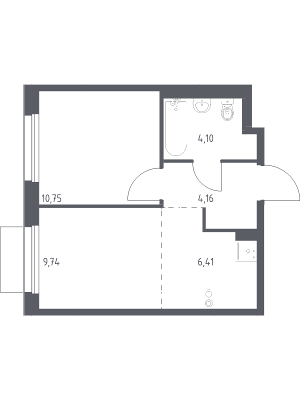 2 ккв (Евро) 35,2 м²