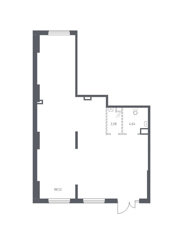 К. пом 95,8 м²