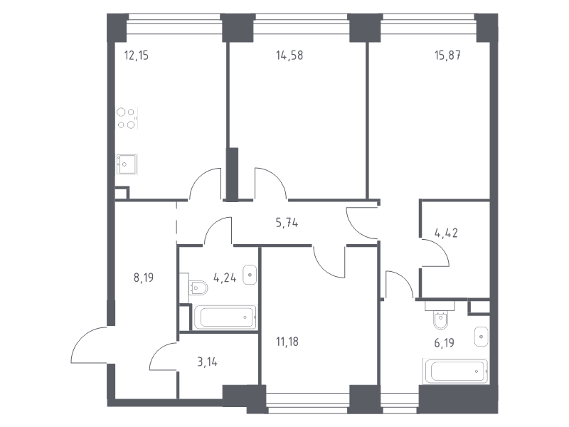3 ккв