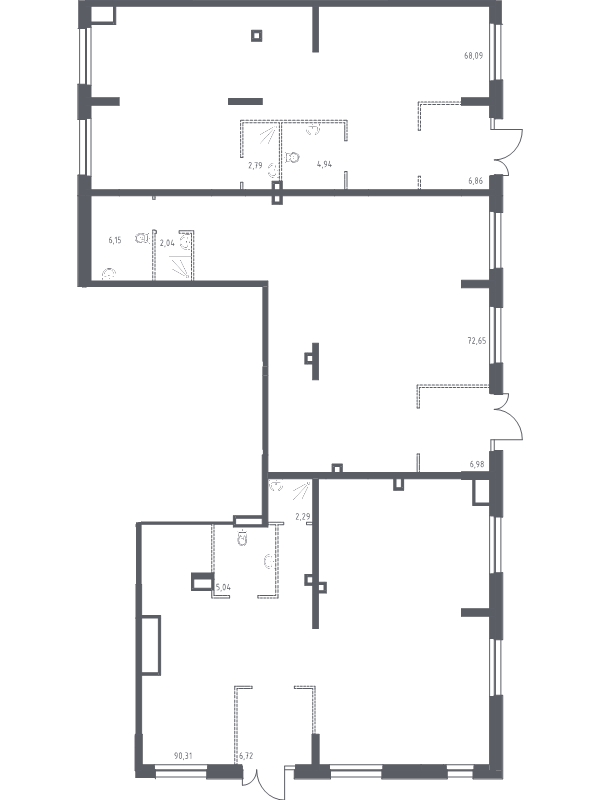 К. пом 274,9 м²