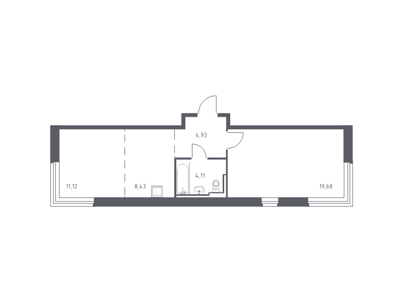 2 ккв (Евро) 47,5 м²