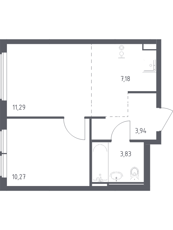 2 ккв (Евро) 36,5 м²