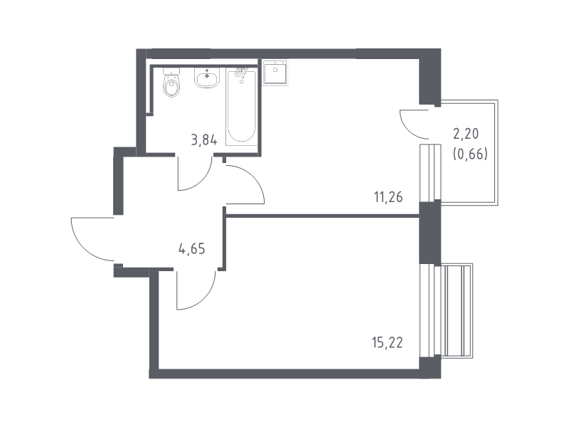1 ккв 35,2 м²
