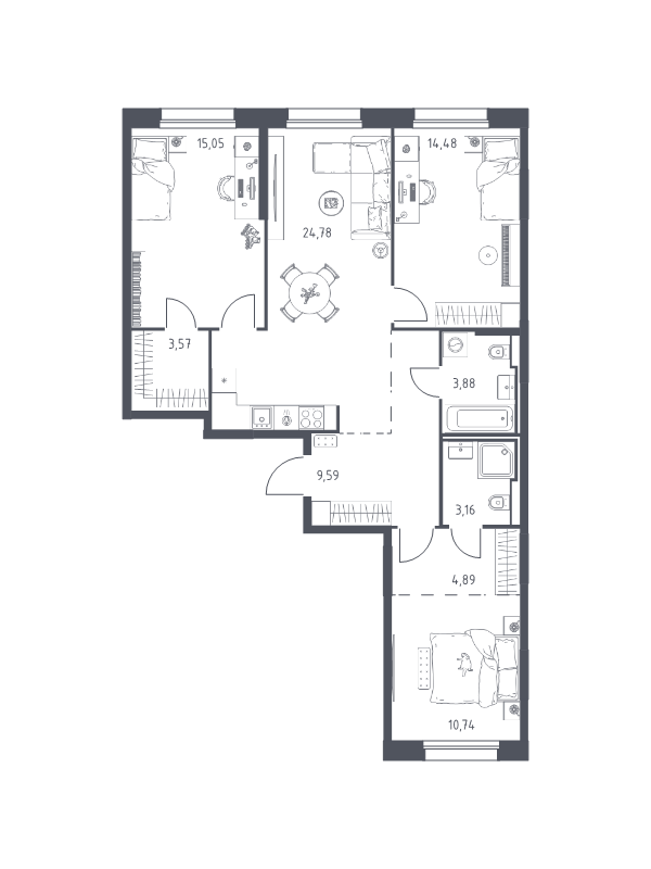 4 ккв (Евро)