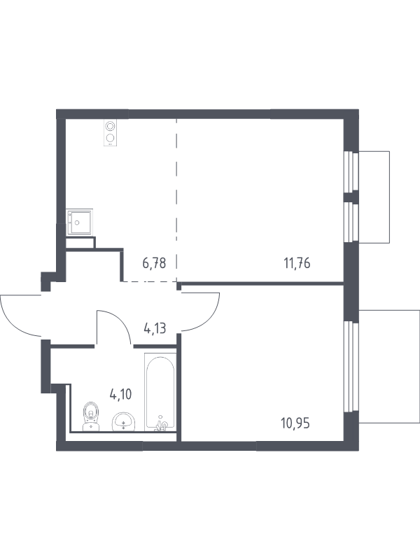 2 ккв (Евро) 37,7 м²