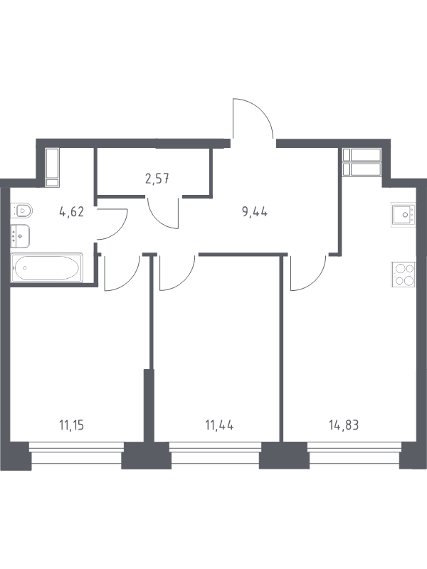 3 ккв (Евро)