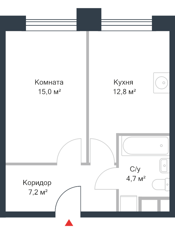 1 ккв 40,2 м²