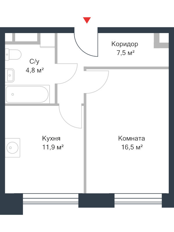 1 ккв 40,4 м²