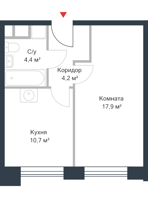 1 ккв 37,2 м²