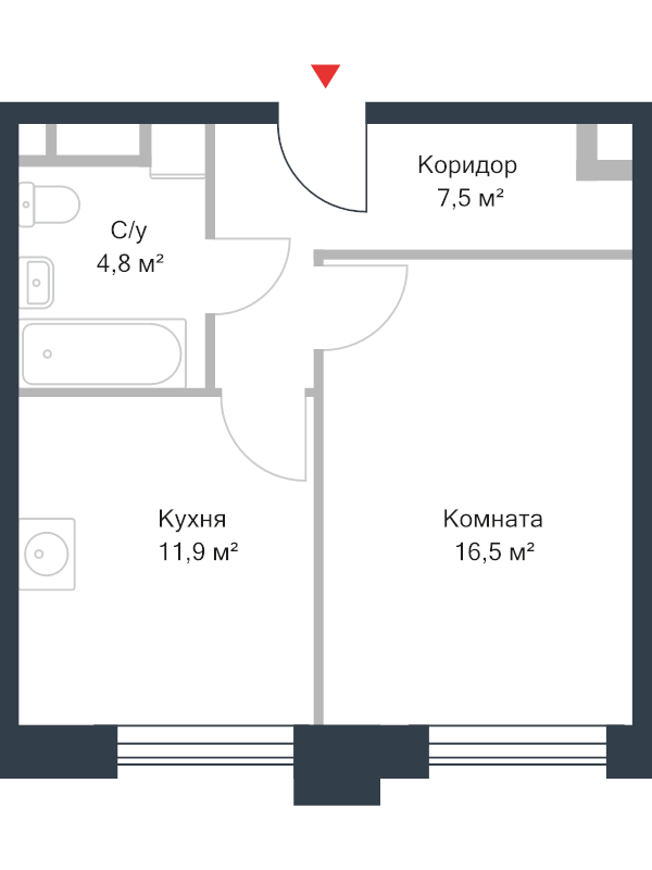 1 ккв 40,2 м²