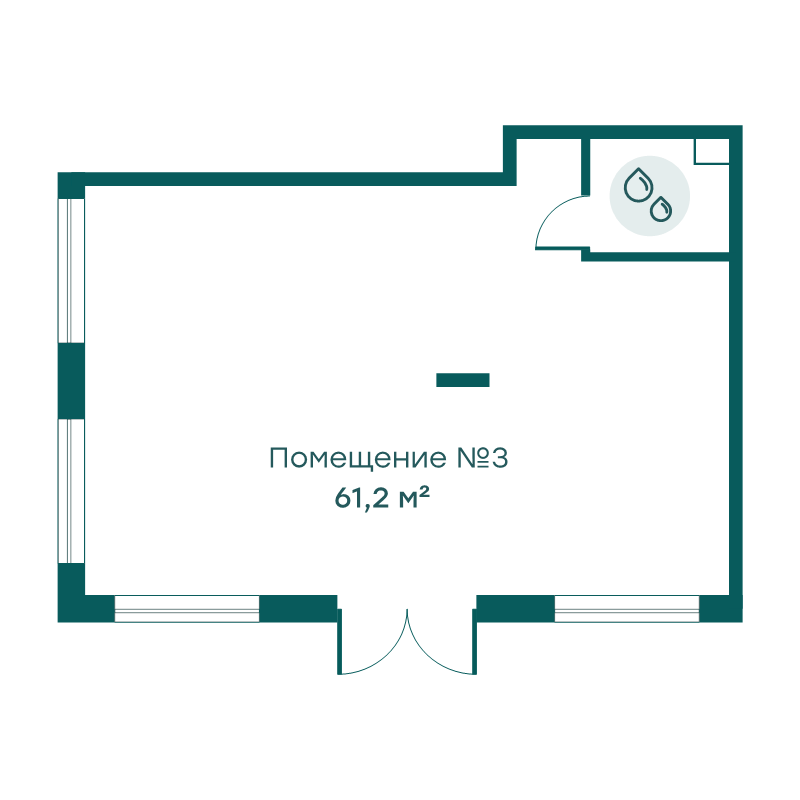 К. пом 61,2 м²