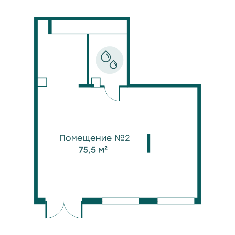 К. пом 75,5 м²