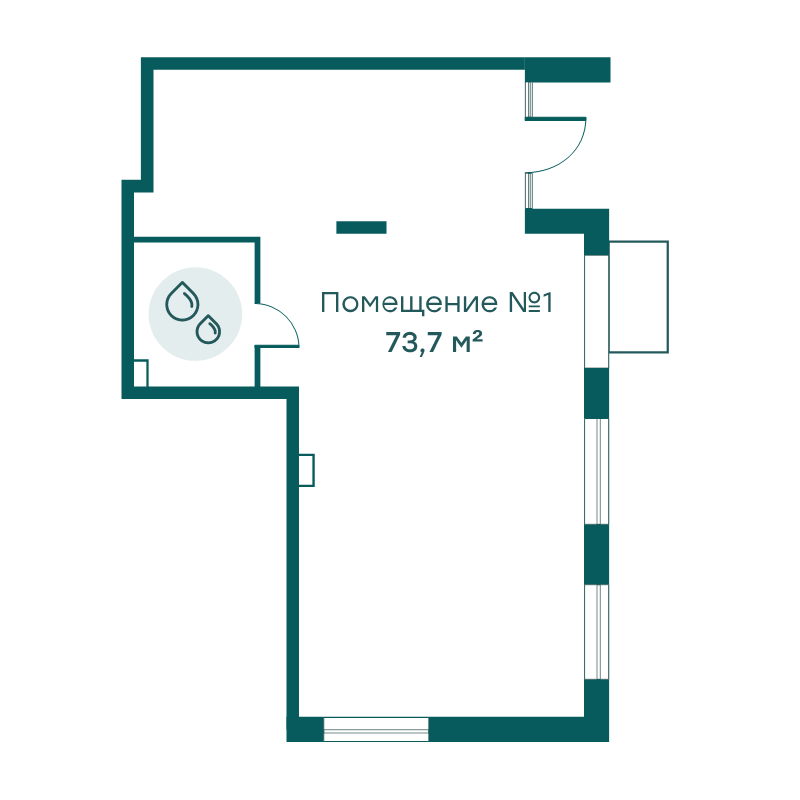 К. пом 73,9 м²