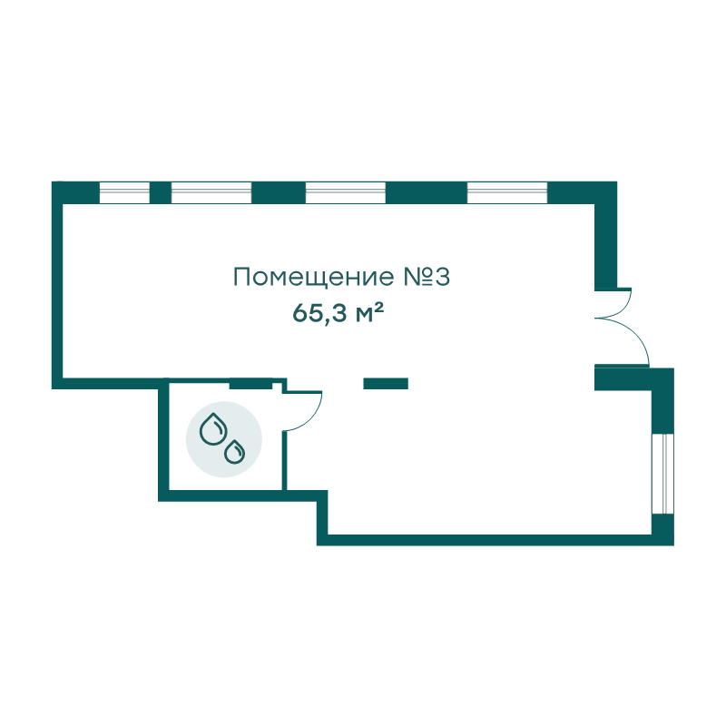 К. пом 65,5 м²