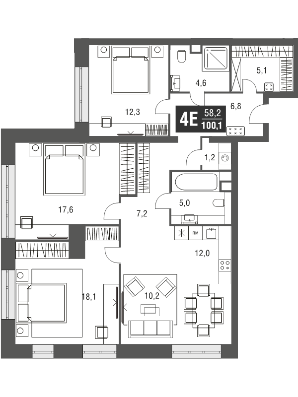 4 ккв (Евро)