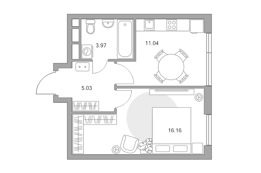 1 ккв 36,2 м²