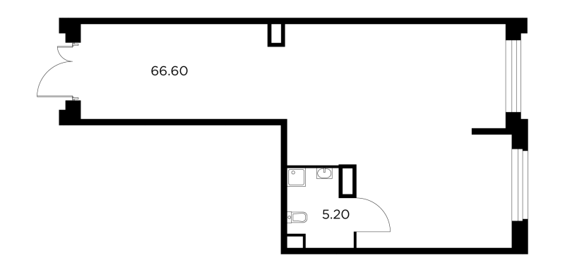 К. пом 71,5 м²