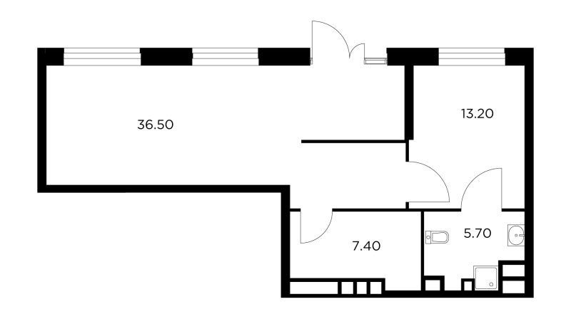 К. пом 62,7 м²