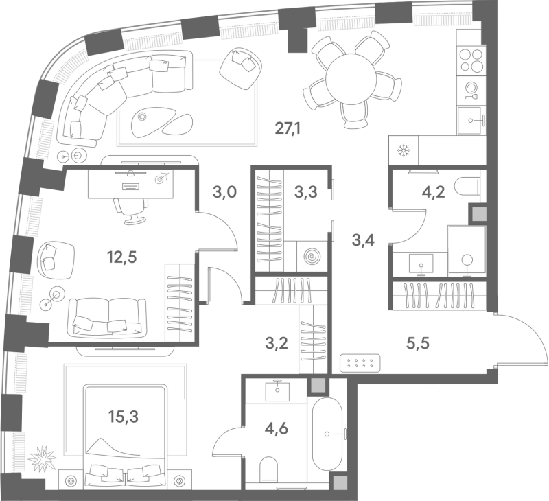 3 ккв (Евро)