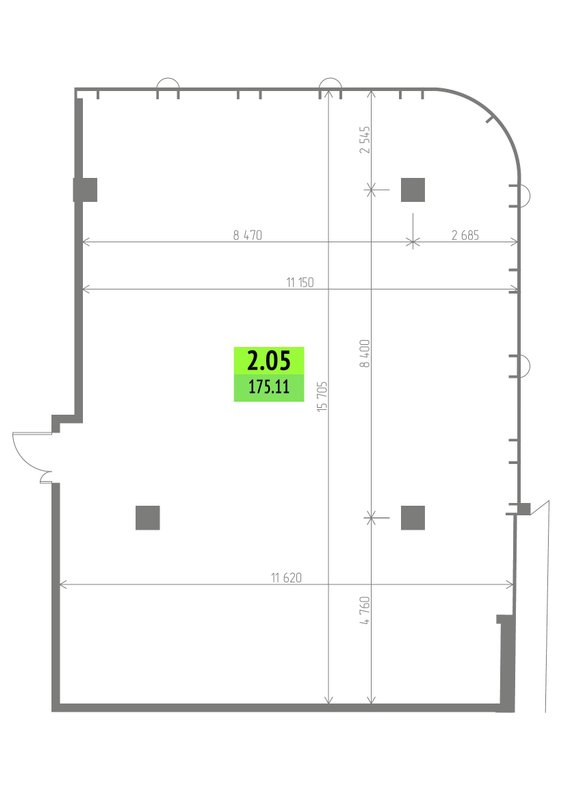 К. пом 175,1 м²