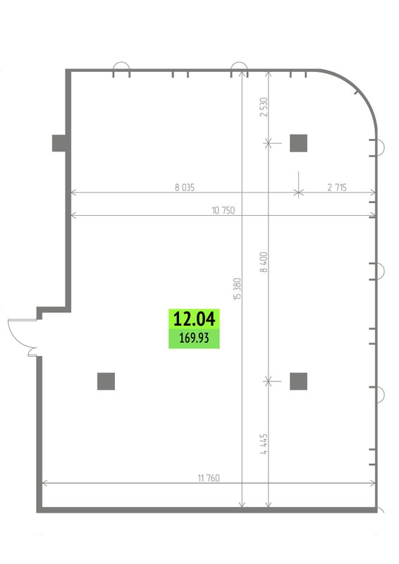 К. пом 169,9 м²