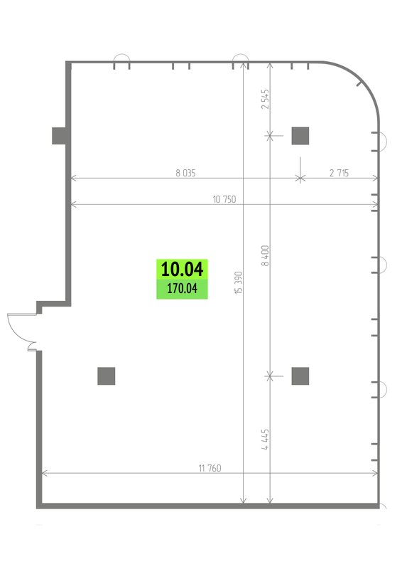 К. пом 170 м²