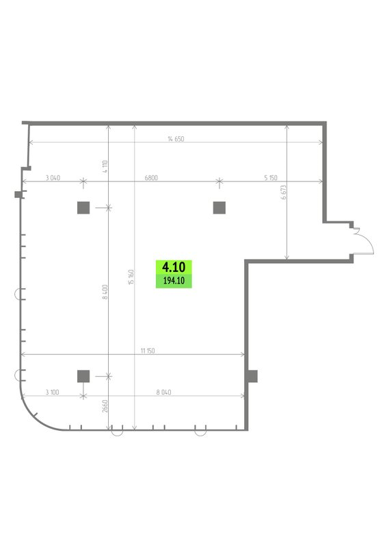 К. пом 194,1 м²