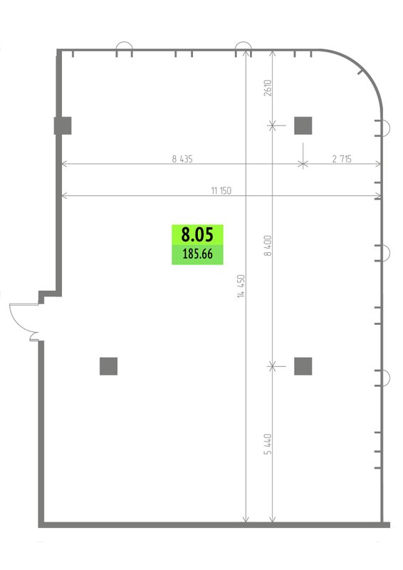 К. пом 185,7 м²
