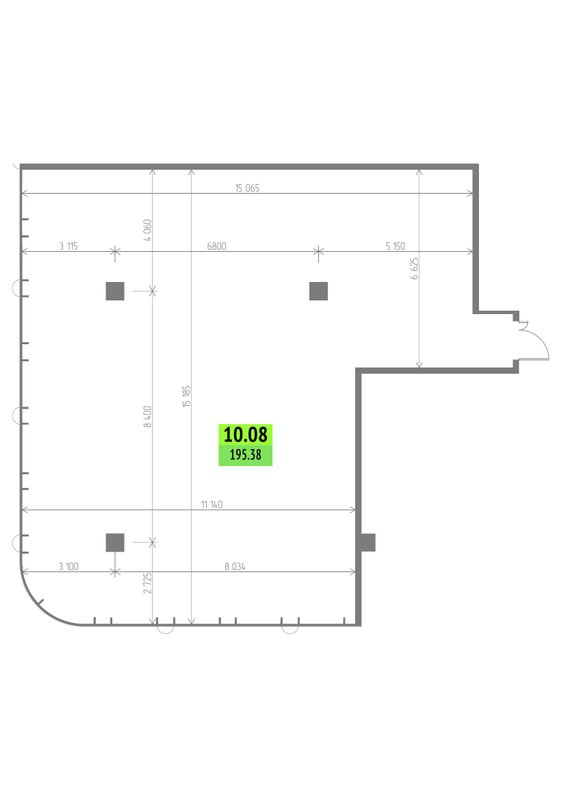 К. пом 195,4 м²