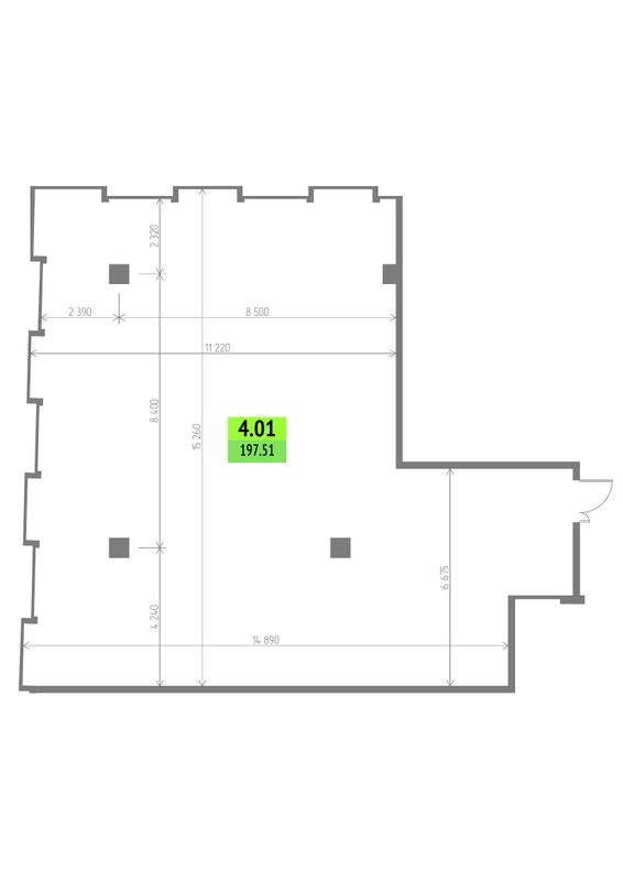К. пом 197,5 м²