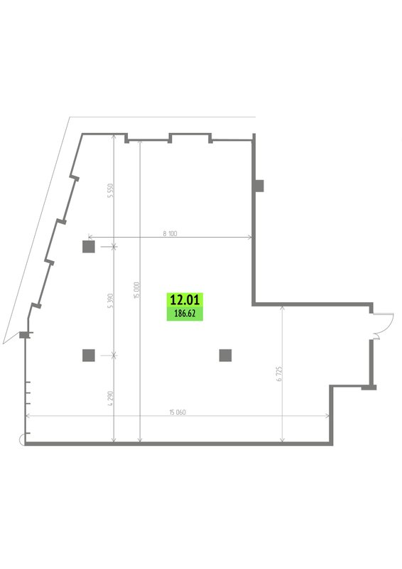 К. пом 186,6 м²