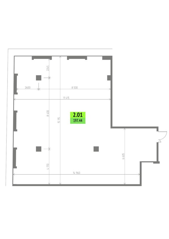 К. пом 197,4 м²