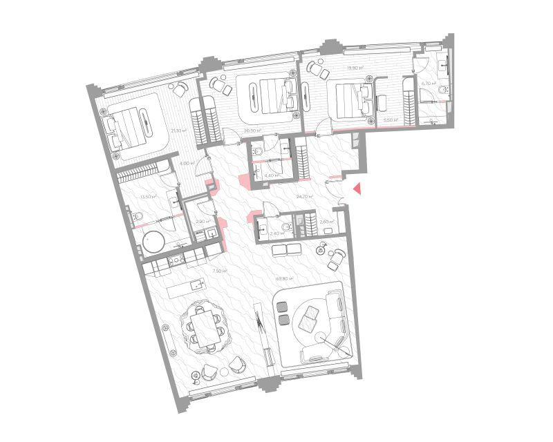 4 ккв (Евро) 204,7 м²