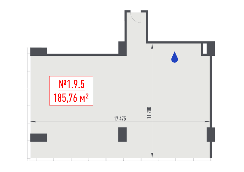 К. пом 185,8 м²
