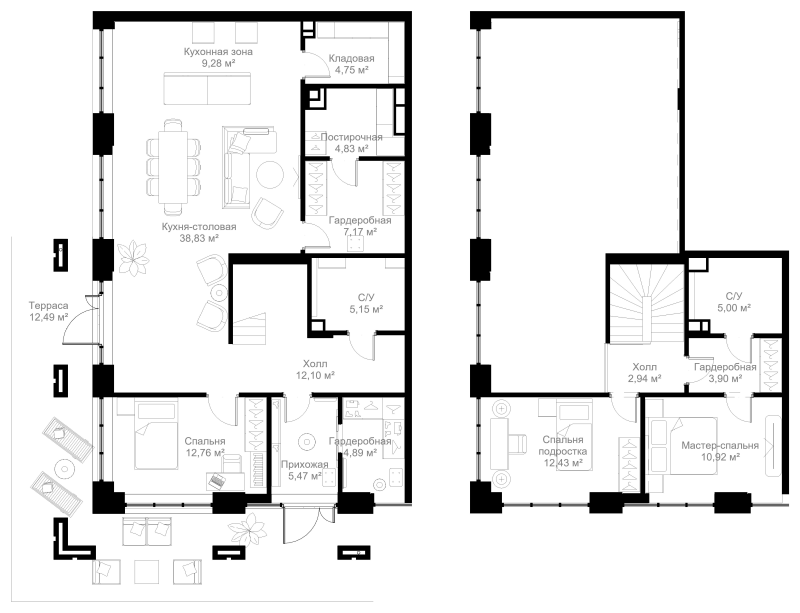 4 ккв (Евро) 152,9 м²