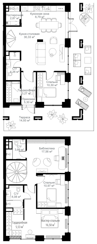 5 ккв (Евро) 136,6 м²