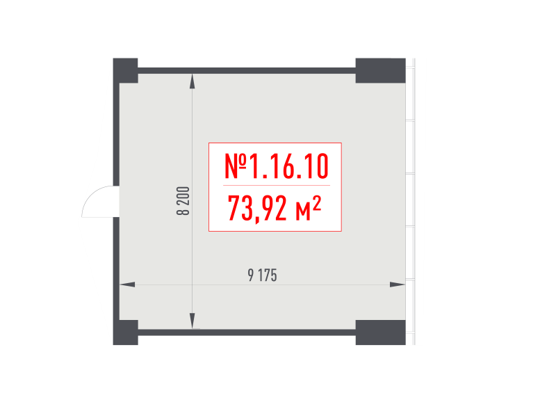 К. пом 73,9 м²