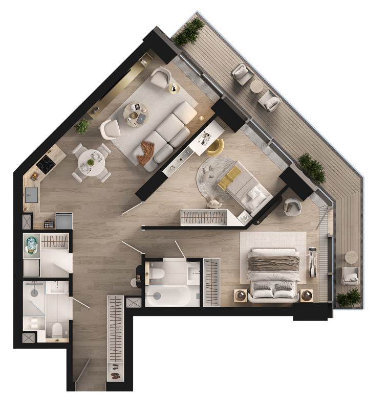 3 ккв (Евро) 82,3 м²
