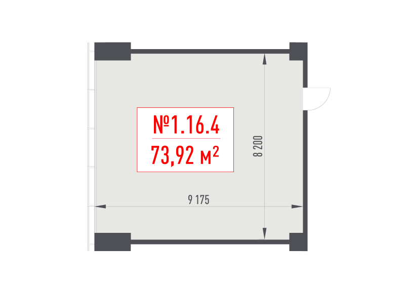 К. пом 73,9 м²