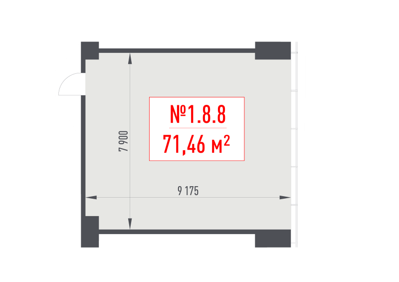 К. пом 71,5 м²