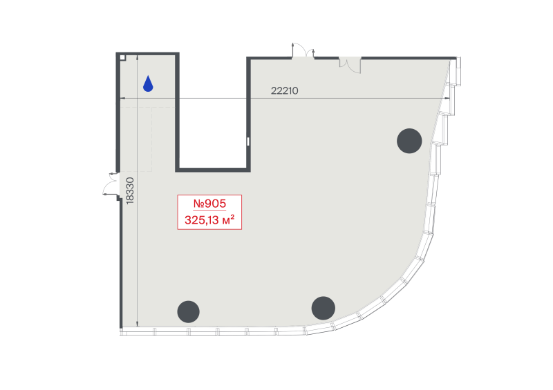 К. пом 325,1 м²