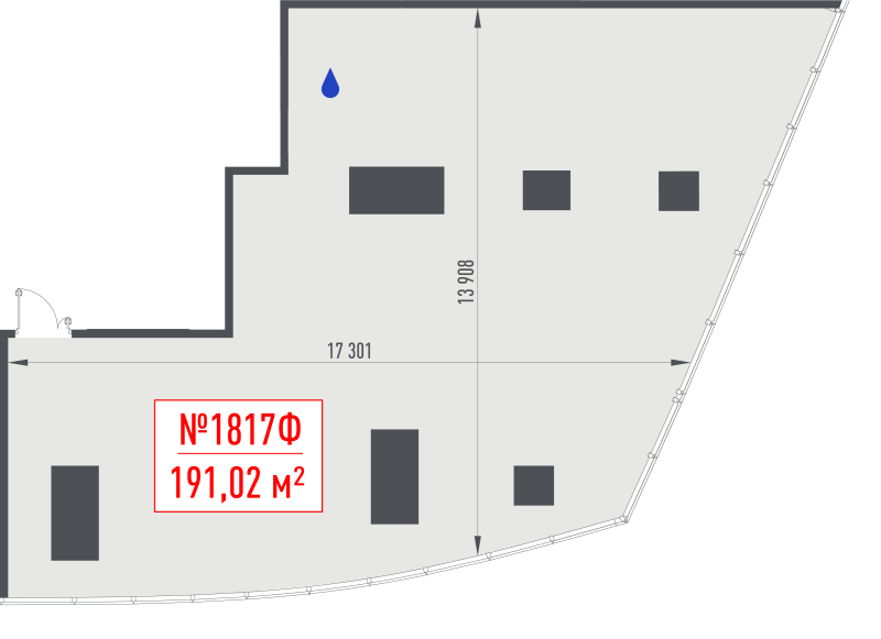 К. пом 191 м²